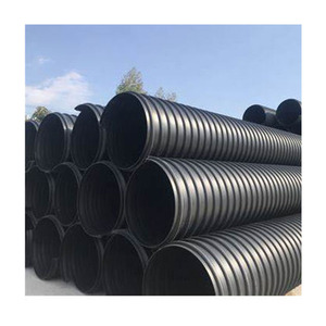 Tuyau ondulé à double paroi renforcé de ceinture en acier HDPE à haute résistance à la corrosion pour la protection des câbles de communication - Product Image 6