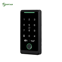 Lecteur de cartes Yistar économique à double fréquence IP66, clavier plastique haute capacité autonome pour contrôle d'accès extérieur
