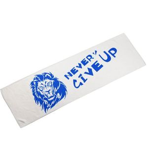 Serviette de sport personnalisée pour la gym, le tennis, le badminton, le football, absorbant la transpiration, séchage rapide, en microfibre ultra-fine, motif par transfert thermique, pour le yoga - Product Image 1