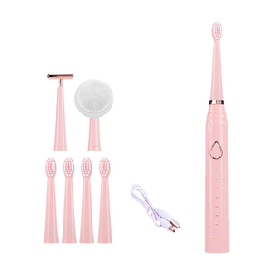 2020 nuevo adulto <span class=keywords><strong>cepillo</strong></span> de dientes eléctrico de vibración sónica 6 modos impermeable para hombres y mujeres - Product Image 2