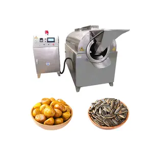 Mesin pemanggang kacang otomatis mesin pemanggang kacang kakao mesin biji panggang wijen