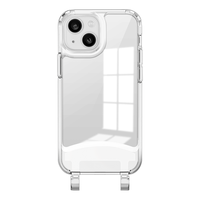 Réglable Transparent Sports-Design Crossbody Téléphone étui pour iphone 14 Pro Max Détachable Clair Couverture Étanche Antichoc
