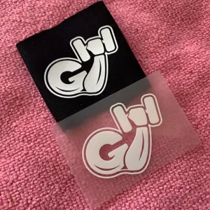 Washable iron on transfer label,hot pressed transfer printing sticker