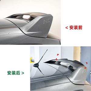 Alerón Trasero para Ford Focus Mk3 Rs, Color Negro Piano, Textura de Fibra de Carbono, Alerón Tipo Cola de Pato, 2011-2018 - Product Image 4