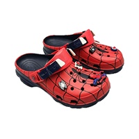 Chaussures d'été décontractées unisexes pour couple, motif araignée rouge, antidérapantes, tendance, best-seller, vente en gros, chaussures parent-enfant, EVA