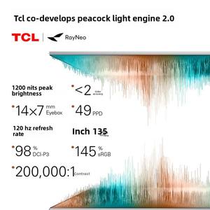 Gafas Inteligentes AR RayNeo Air 4 Pro, TV Montada en la Cabeza, HDR10, Alta Definición, Sin VR, Dispositivo XR para Ver Películas con IA - Product Image 4