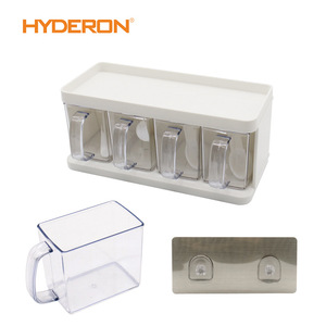 Hyderon <b>Wall</b> Mounted <b>Spice</b> <b>Rack</b> Metal Minimalist Multi Function Kitchen Storage Solution - Product Image 4