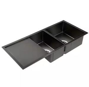 Nouveau noir multifonction cuisine évier usine vente en acier inoxydable évier bassin <span class=keywords><strong>professionnel</strong></span> intégré évier de cuisine - Product Image 3