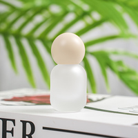 En stock, nouveau flacon pulvérisateur de parfum en verre givré coloré de 15 ml avec bouchon à vis FEA 15