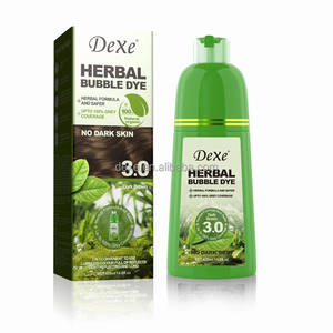 DEXE Original de Fábrica de China a Precio Bajo y Económico Champú Tinte de Burbujas a Base de Hierbas para el Cabello <span class=keywords><strong>Rubio</strong></span> Dorado Castaño Negro para Hombres y Mujeres OEM - Product Image 5
