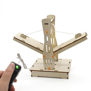 Kit d'expérimentation scientifique avec modèle de pont en bois pour enfants, jouet éducatif, assemblage manuel, outil d'apprentissage STEM, 7-9 ans - Product Image 3