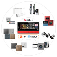 Système de sonnette visuelle intelligente Tuya Zigbee Gateway WiFi, design en barre, écran tactile central mural IPS 6 pouces, sonnette intelligente Smart Life