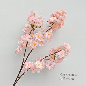 Flor de cerezo con tacto real, ramas de flores artificiales, flores de <span class=keywords><strong>Nochevieja</strong></span> para decoración de interiores y fotografía artística - Product Image 5