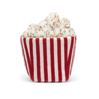 Peluche Popcorn UK for Fun, jouet anti-stress apaisant, compagnon câlin, animal en peluche doux, cadeau d'anniversaire parfait