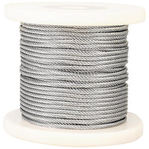 6x19 + एफसी स्टील Caboe रस्सी तारों 4mm/6mm/8mm स्टेनलेस स्टील के तार रस्सी से बना AISI304/304L/316/316L चीन आपूर्तिकर्ता - Product Image 1