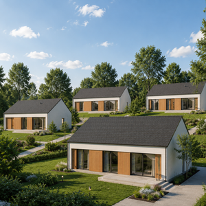 Casa Prefabricada de Una Planta Estilo Escandinavo LGS, Residencia Familiar Moderna de Fácil Construcción <span class=keywords><strong>Modular</strong></span> - Product Image 3