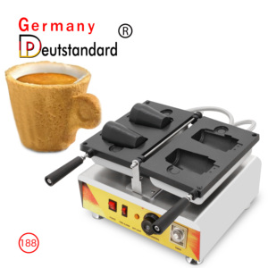 Elektrische Koffie <span class=keywords><strong>Cup</strong></span> Wafelijzer Custom Wafel Machine Met Ce - Product Image 1
