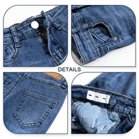Pantalon en Jean Direct Usine pour Garçons de 2 à 10 Ans, Denim Droit Délavé