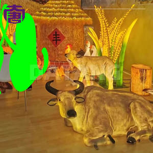 Buffalo Motif <b>Led</b> Decorative For Outdoor Christmas Festival For Park Street Shopping Mall-ip65 For Festive Holiday Atmosphere - Product Image 6