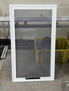 Aluminum Alloy <strong>Frame</strong> Anti-Theft Magnetic Stainless Steel Mesh <strong>Window</strong> <strong>Screen</strong> Swing Horizontal Opening Hanging Design Minimalist - Product Image 2