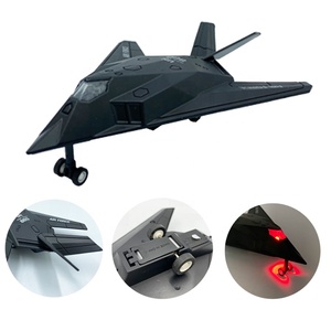 Mô hình máy bay chiến đấu kim loại hợp kim tỷ lệ 1:300, kéo lùi, đồ chơi quân sự đúc nguyên khối dành cho trẻ em - Product Image 3