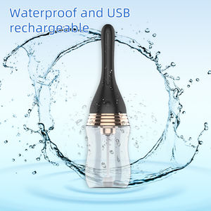 नई इलेक्ट्रिक एनीमा महिलाओं के स्वत: पानी स्प्रे योनि सफाई थरथानेवाला समलैंगिक सफाई एनीमा गुदा सेक्स खिलौना - Product Image 6