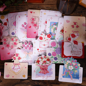 Set di Biglietti d'Auguri Personalizzati, Pieghevoli, Colorati e Stampati, Vendita all'Ingrosso - Product Image 1
