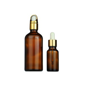 Custom Luxury Clear <b>Amber</b> Round 10ml 20ml Essential Oil <b>Glass</b> Dropper Bottle Infusion Serum Perfumed Oil Screen Printing - Product Image 5