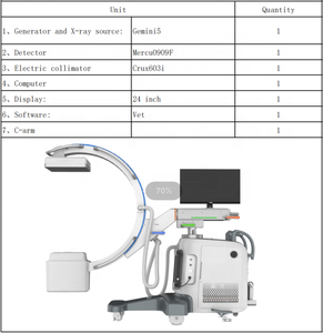 Mini C Arm C ray với DR Detector bác sĩ thú y đầy đủ - Product Image 5