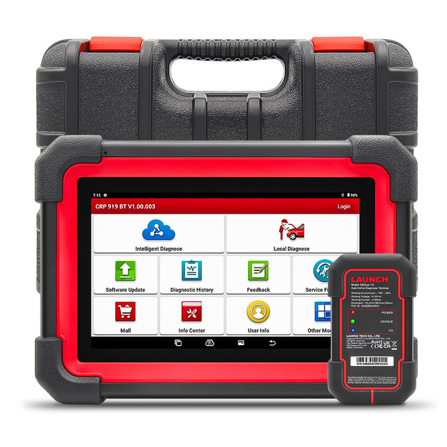 LAUNCH X431 CRP919E BT Bi-directional Code Reader ALL System Diagnostic Tools ECU Coding Active Test AF IMMO 31 Resets OBDII
