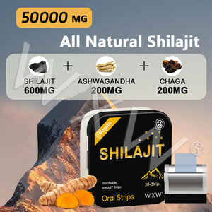 Película soluble oral Shilajit Premium para hombres-Fórmula DE SALUD Stamina Libido para hombres y mujeres OEM Shilajit Pills - Product Image 2