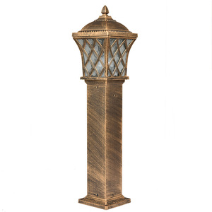 Lampe de jardin LED extérieure, lampadaire de chemin, éclairage paysager, résistant à l'eau IP65, alliage d'aluminium, abat-jour en verre, lumière du jour 5000K - Product Image 5