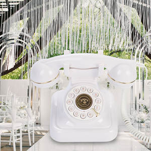 Weißer Vintage Voice Recorder Vintage Hochzeits feier Party Segen Sprach nachricht Audio Gästebuch - Product Image 4