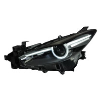 Kit de phares LED DRL Bi-Xénon pour Mazda 3 Axela 2014-2018, lentille de projecteur, installation facile, amélioration des phares avant, pièces automobiles modifiées