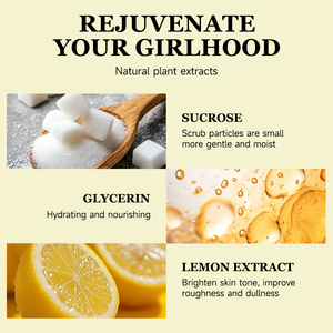 น้ำตาลมะนาวส้มขัดผิวจากธรรมชาติทั้งหมดช่วยผลัดเซลล์ผิวอย่างอ่อนโยน - Product Image 3