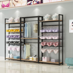 ชั้นวางชุดชั้นในโลหะสำหรับร้านขายชุดชั้นใน ออกแบบร้านขายชุดชั้นใน ชั้นวางโชว์ชุดชั้นในสำหรับร้านขายชุดชั้นในสตรี - Product Image 3