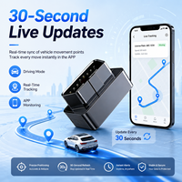 Rastreador GPS Plug and Play OBD 4G 2G WiFi con Seguimiento en Tiempo Real, Datos de Combustible, Resistente al Agua, Compatible con Aplicaciones Android, 1 Año de Garantía