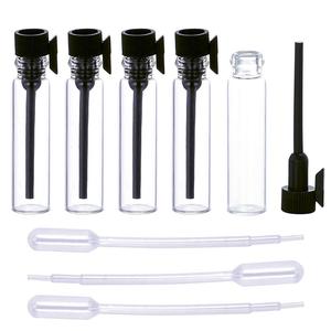 Échantillons de flacons de parfum cylindriques personnalisés 1ml 2ml 3ml format poche, scellés, 100 pièces, emballage carton - Product Image 1