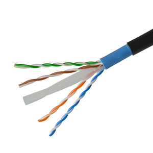 สายแลน <span class=keywords><strong>Cat5e</strong></span> ความเร็วสูงสำหรับ Cat6A กลางแจ้ง Cat6สายเคเบิ้ลเกลียวคู่ UTP STP FTP CAT 6 6A 24AWG 0.55มม. สายเคเบิ้ล1000ft กันน้ำ - Product Image 3