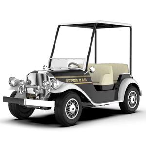 Mobil listrik empat roda anak-anak, mobil kelas atas klasik 2 tempat duduk anak perempuan berkendara ganda kendali jarak jauh - Product Image 3