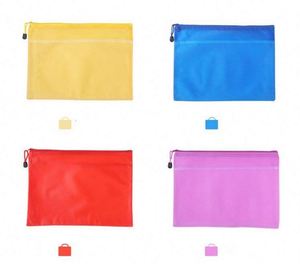 Offre Spéciale : Enveloppes à Argent 5 Pièces, Porte-Documents A4, Pochette Zippée en Plastique, Classeur à Fermeture Éclair, Sacs de Rangement pour Certificats - Product Image 4