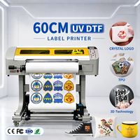 Imprimante UV DTF tout-en-un MT COLOR A1 60cm pour la création de stickers personnalisés sur gobelets, coques de téléphone, bouteilles en verre