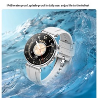 Reloj Inteligente con Llamadas, Monitor de Ritmo Cardíaco, Oxígeno en Sangre, Monitor de Sueño, Rastreador de Actividad Física, Esfera Redonda, Pantalla IPS, Calendario, para Mujeres y Hombres