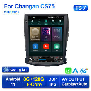 Per Changan CS75 2017-2019 autoradio lettore multimediale di navigazione per <span class=keywords><strong>Auto</strong></span> sistema intelligente stile <span class=keywords><strong>Tesla</strong></span> schermo Carplay Android <span class=keywords><strong>Auto</strong></span> - Product Image 5