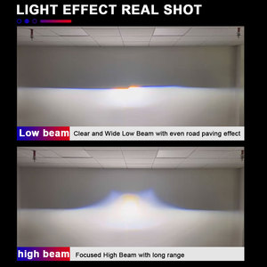 Phares de projecteur Bi-LED K109 à faisceau haut/bas, étanches IP68, 12V 150W 16000LM, compatibilité universelle, phare LED à double faisceau 3.0 LED - Product Image 5