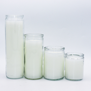 Bougie di candele assortite di 7 giorni con barattolo di vetro per decorazioni di festa commemorativa religiosa veglie preghiere che benedicono la candela della chiesa - Product Image 3