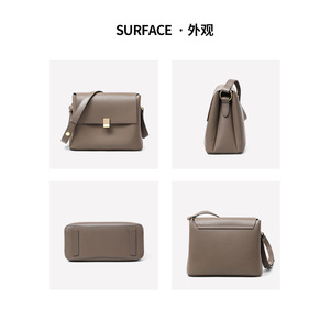 Bolsos de Mano de Cuero Genuino de Lujo para Mujer, Bolsos de Hombro de Diseñador - Product Image 4