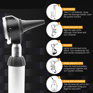 Wholesale High Quality Complete ENT Diagnostic Set Stainless Steel Surgical <b>Instruments</b> Manual High-<b>Temperature</b> Sterilized - Product Image 2