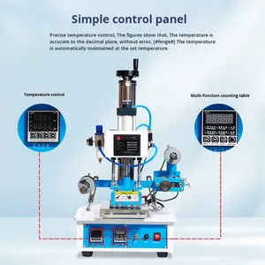Pneumatic Hot Stamping Imprinting <b>Machine</b> Plastic <b>Laminator</b> - Product Image 4