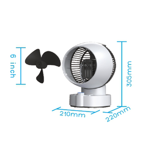 New Japan Korea Portable <strong>Oscillating</strong> Desk <strong>Fan</strong> Powerful Airflow Air Circulator <strong>Mechanical</strong> Easy for Household Use Made Plastic - Product Image 3